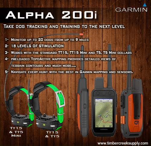 Beware study amplification Garmin Alpha 200i | Timber Creek Dog Supply